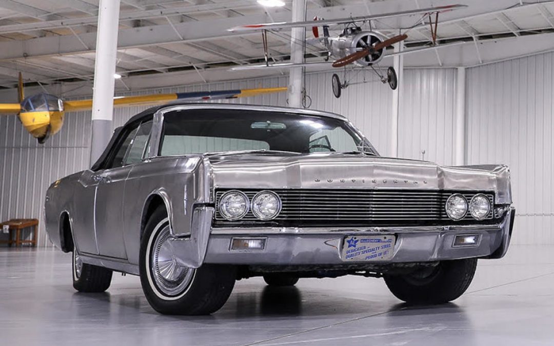 1967 Stainless Steel Continental Convertible Goes to Auction